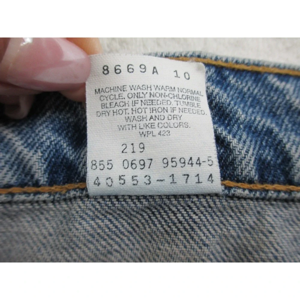 VINTAGE Levi's 553 Pants Mens 44 Blue Denim Jeans Relaxed Fit Straight 44X30*‎